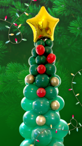 Christmas tree balloon