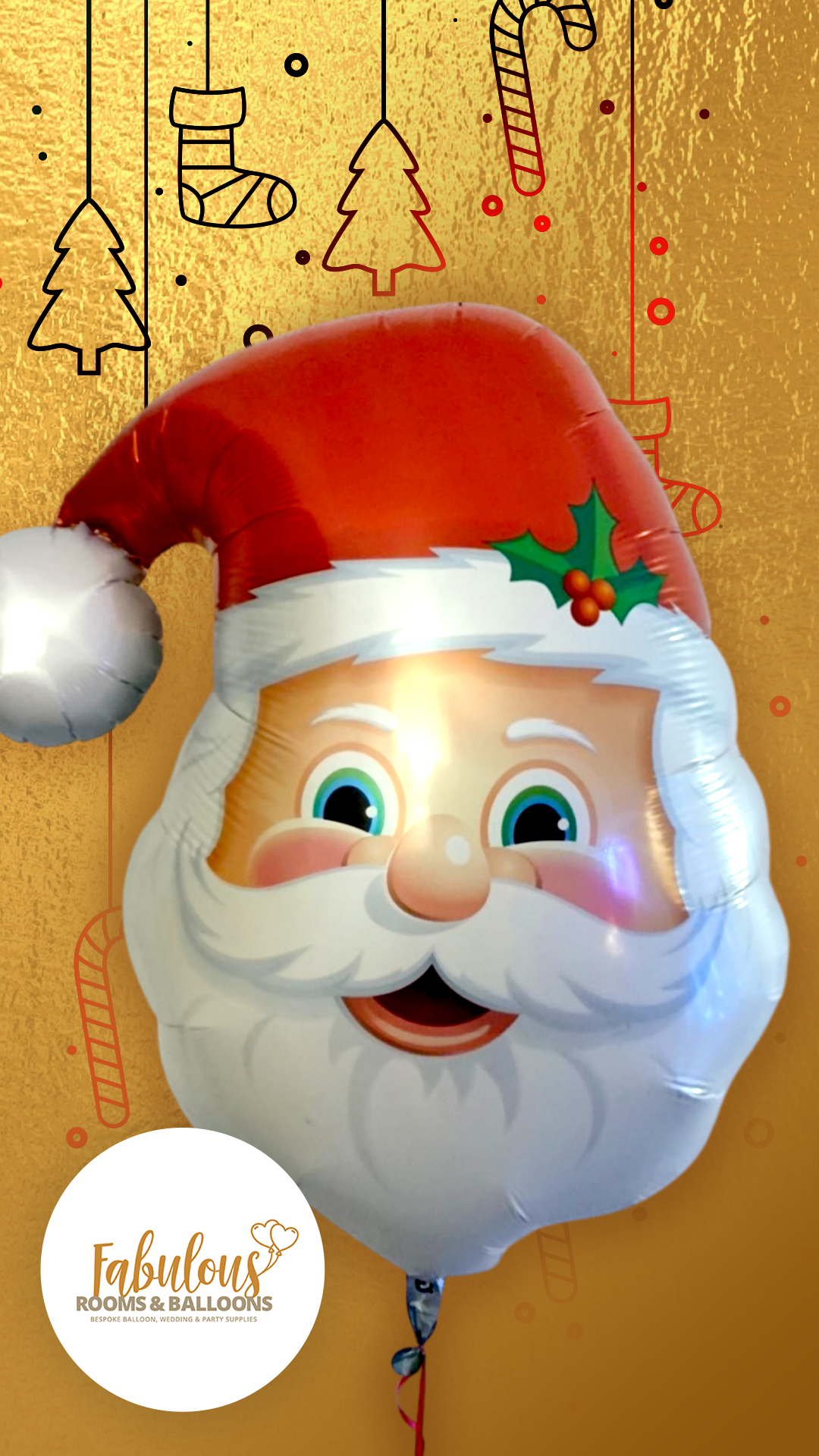 Father Christmas balloon