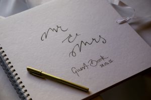 Wedding guest book